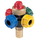 Munstyckskarusell 4-v�gs f�r fl�ktsprutor