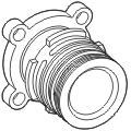 ADAPTER F�R 464 VENTIL