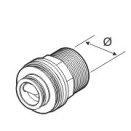 G�NGSOCKEL 1"1/4; 16MM GR�N